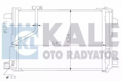 KALE OTO RADYATOR 343030 -  Конденсатор, кондиционер